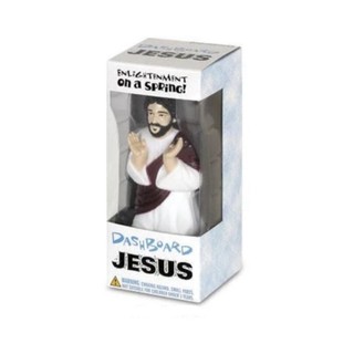 Archie McPhee 耶穌彈簧人偶 Dashboard Jesus 聖誕禮物 居家裝飾