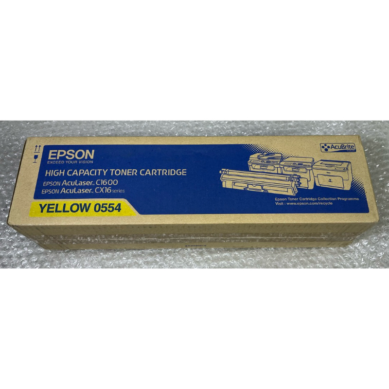 ◢ 簡便宜 ◣ 全新 原廠碳粉匣 EPSON C1600 CX16 碳粉 0554 黃色