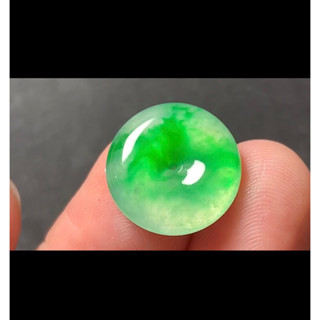 高冰陽綠平安扣❤️a貨翡翠