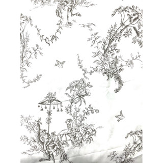 薄款 印花 宮廷風 工筆畫 尼龍 防水布 雨衣布 風衣布 浴簾布 $95/米