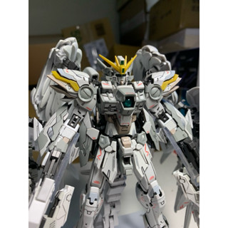 {鋼彈的屋-模型工作室} "非萬代" 大班 MG 1/100 白雪姬 飛翼 完成品 (實品如圖) 鋼彈 模型 代工