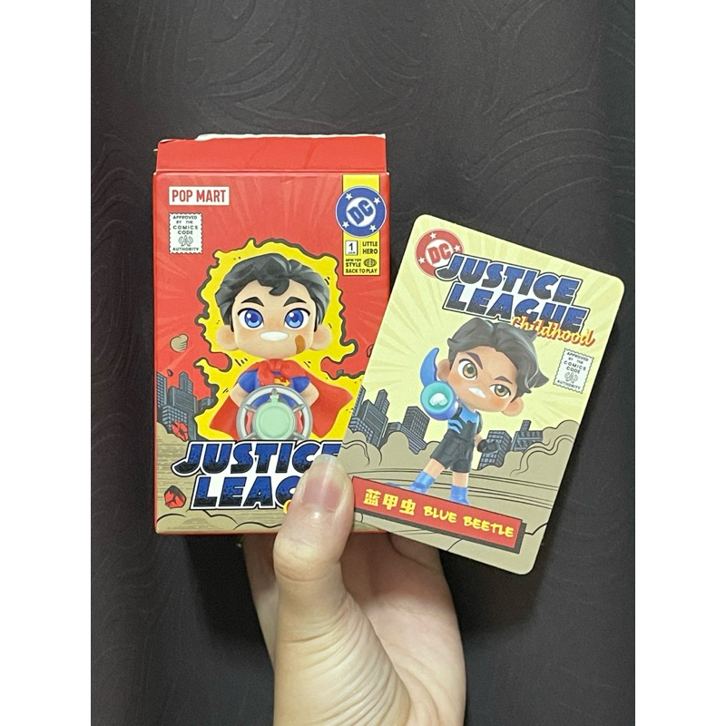 泡泡瑪特 DC 小小正義聯盟 POP MART DC 小小正義聯盟 泡泡瑪特 藍甲蟲 POP MART 藍甲蟲
