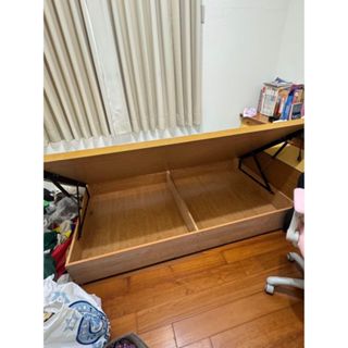 【銓芳傢俱】原木色 3.5尺單人加大掀床 單人加大側掀床架 實木3.5尺單人加大 3.5X6.2尺 側掀左/右掀床 床組