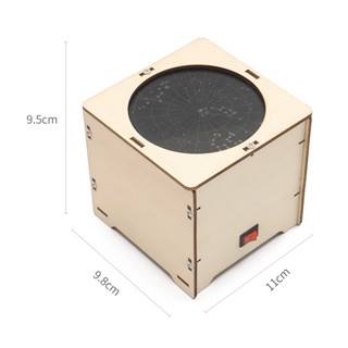 RUBY 科技小製作 木製 3D拼圖 星空燈 星象儀 投射燈 星座儀 科學實驗 玩具 益智 教育 DIY 拼裝 組裝