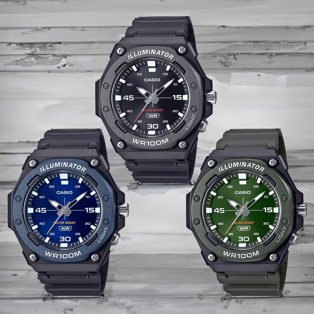 【WANgT】CASIO 卡西歐 MW-620H 旅遊運動 男士休閒 低調八角時尚搭配 易讀顯示 夜光防水 手錶