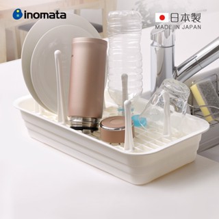 【日本inomata】日本製多功能瀝水杯架/碗盤收納架