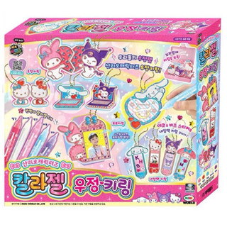 現貨 正版 臺灣代理🌟含發票🧾🌟原價799元 三麗鷗 Sanrio 璀璨膠畫 精緻吊飾組 酷洛米 大耳狗 臺灣伯