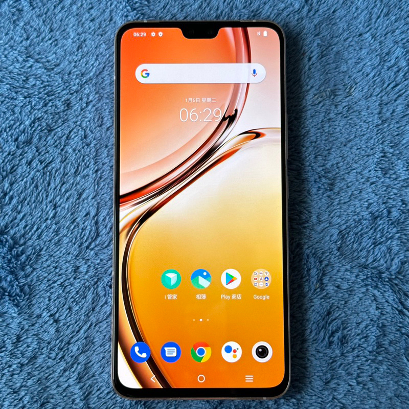 Vivo v23 5G 128G 金 無傷 功能正常 二手 6.44吋 指紋辨識 臉部解鎖 雙卡雙待 v2130 台中