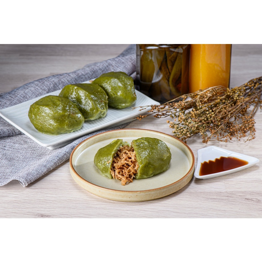 道地客家草仔粿#阿財米食#菜包#草仔粿#艾草菜包（120+/-10g)