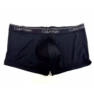 CK-Calvin Klein 男大人黑色短版四角內褲