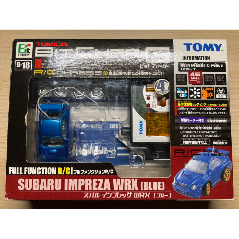 TOMY Bit char-G 遙控車 IMPREZA WRX(二手）