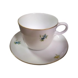 日本 OKURA 大倉陶園 小花金邊茶杯 一組 (JN108)