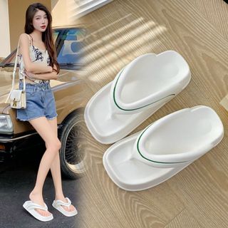 【拖鞋匠】人字拖女 夾腳拖女 EVA踩屎感拖鞋 軟底外穿人字拖 情侶夾腳拖 戶外防滑沙灘拖鞋 耐磨休閒拖鞋 人字夾腳拖鞋