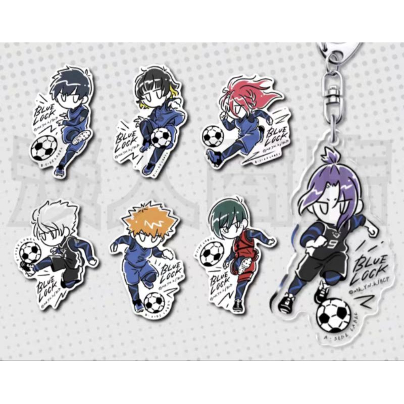 【現貨】藍色監獄 鑰匙圈 立牌 24 潔淨世一 蜂樂回千切豹馬 國神煉 動漫周邊  訂