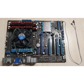 INTEL I7 2600K+P8H77-V主機板+芝奇DDR3 1600 4G*2雙通道記憶體+CPU風扇