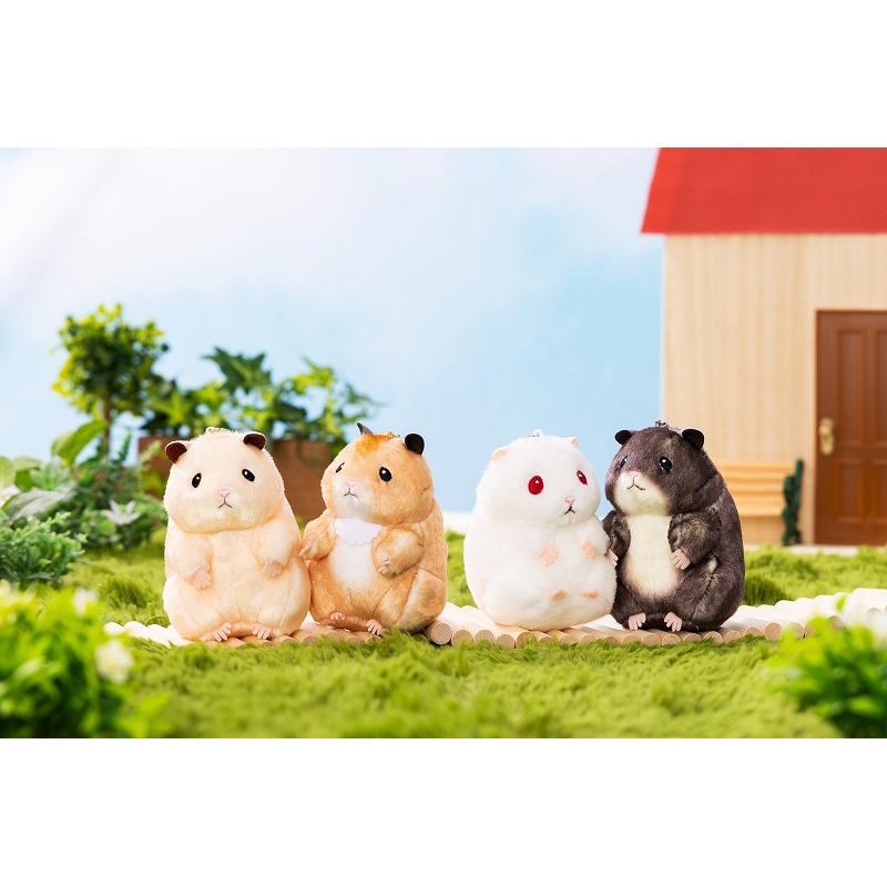 吾人智販 日本代購 倉鼠吊飾 助六的日常 絨毛 吊飾 鑰匙圈 倉鼠金熊