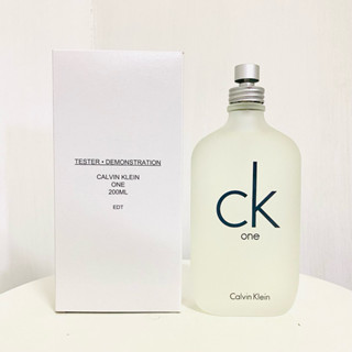 發票價 Calvin Klein cK one 中性淡香水 TESTER 100ml 200ml ☆櫥窗小姐☆