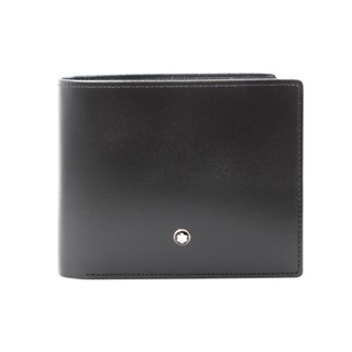 MONTBLANC 萬寶龍 大師傑作（大班）系列 6卡式+2透明卡夾皮夾 黑色 130073 BK【全新福利品】