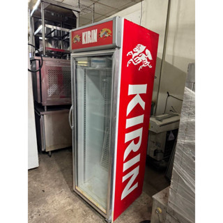 二手中古得臺400公升單門透明玻璃冷藏冰箱，尺寸66*68*175，保固3個月