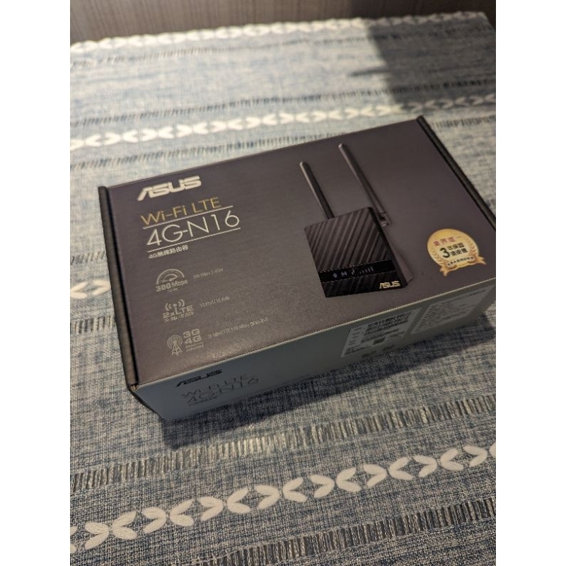 二手，ASUS 華碩 WiFi 4 N300 4G LTE 路由器/分享器(4G-N16)