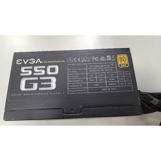 #P228 EVGA 550G3 電源供應器 550W 80+金牌 全模組 缺部分電源線