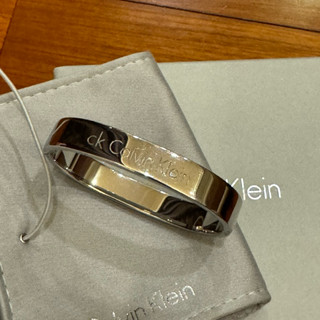 二手 CK Calvin Klein 白鋼 銀色手環