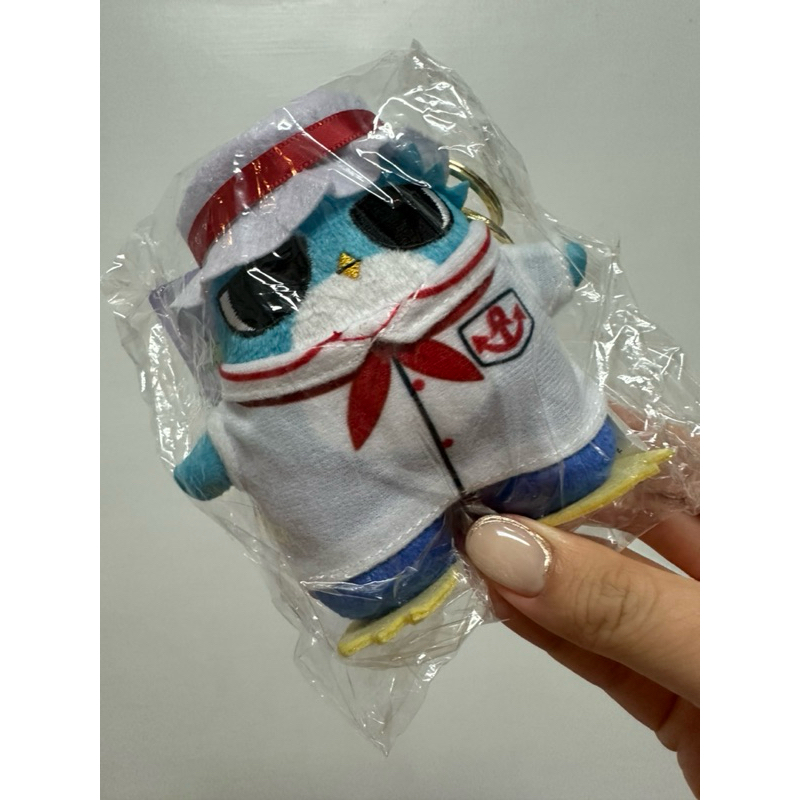 真珠美人魚 Q版絨毛鑰匙圈-小波