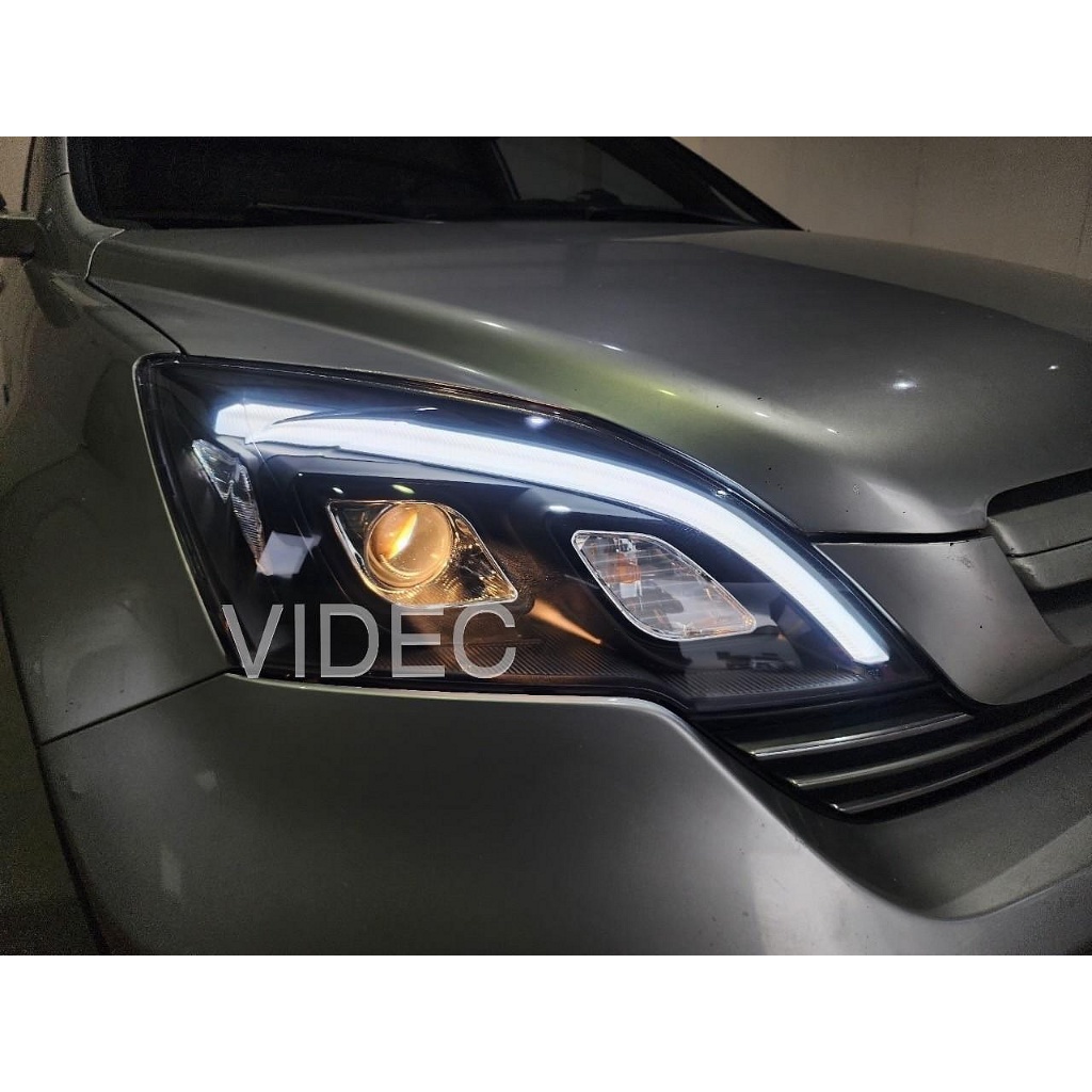 威德汽車 CRV 3代 3.5代 07 08 09 10 11 光導燈眉 R8 光條 魚眼 大燈 外銷版 CRV3