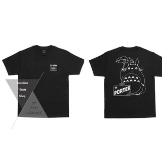 Sunshine House Shop~夏款~240724日系龍貓雨傘短袖情侶短袖T恤上衣‧二色【預購】