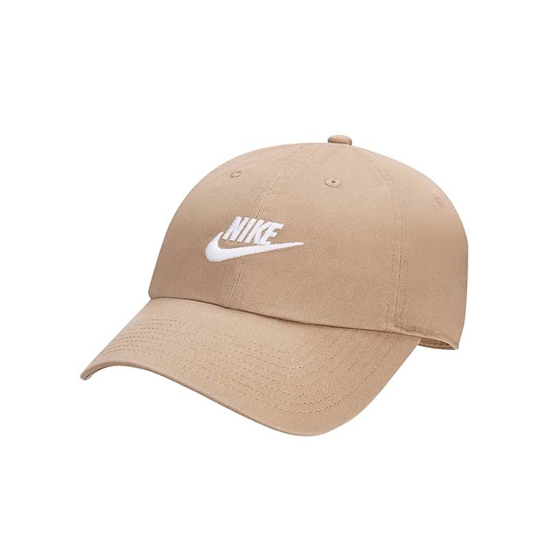 NIKE Club Cap Futura Wsh L 鴨舌帽 水洗軟帽 老帽 防曬 卡其 FB5368-247