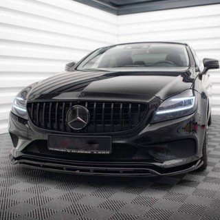 賓士 Benz CLS C218 AMG 前下 後下 側裙 鴨尾 尾翼 下巴 Maxton Design 【YG】