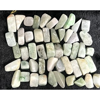 京晏館 ## 特級精選A貨 天然翡翠緬甸玉 滾石小原礦原石 一標50個 批發優惠直購價 臺灣現貨 ##
