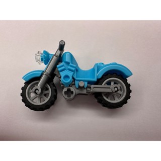 [玩樂高手附發票] 樂高 LEGO 機車 摩托車 絕版 藍車身灰輪圈 全新拆賣