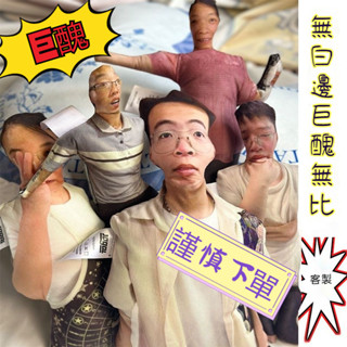 巨醜🔥 慎入 客製化異形抱枕 無白邊巨醜抱枕 惡搞抱枕 寵物抱枕 人形抱枕 客製化 玩偶抱枕 生日禮物 紀念禮物