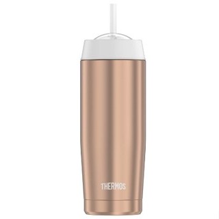【悠閒小舖】THERMOS膳魔師不鏽鋼真空吸管隨行瓶(470ml)