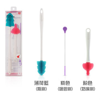 韓國 sillymann 鉑金 矽膠刷超值組 ／奶嘴刷／奶瓶刷