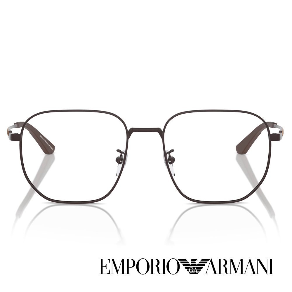 EMPORIO ARMANI 光學眼鏡 EA1159D 3201-54mm 金屬大方框 - 金橘眼鏡