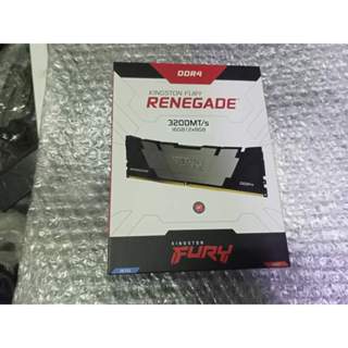 賣金士頓 Kingston FURY Renegade RGB反叛者DDR4 3200 16GB(8GBx2)超頻記憶體
