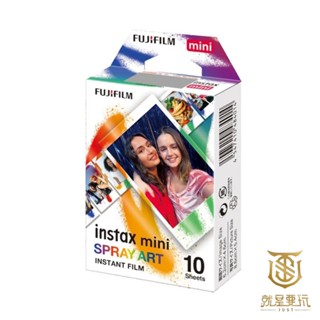 【就是要玩】富士 FUJIFILM 拍立得底片 mini 底片 噴畫藝術 SPRAY ART 拍立得膠片 即可拍 相片