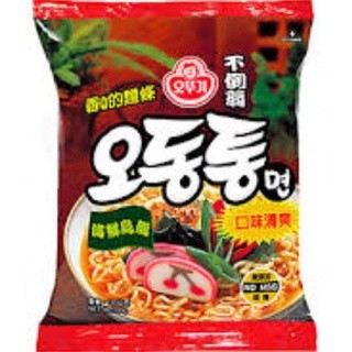 韓國[不倒翁]海鮮烏龍拉麵120g(效期:2025/10/01)市價49特價29元