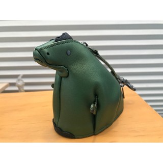 全新轉售 Coach 牛皮 立體 小恐龍零錢包 台中專櫃購入 保證正品 非仿冒 附紙袋