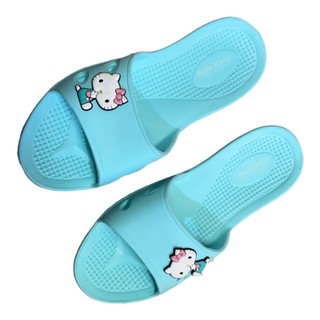 Hello Kitty 水藍成人/兒童拖鞋