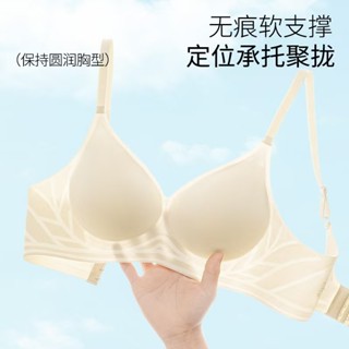 超薄內衣女軟支撐夏季輕薄透氣速幹可機洗冰絲固定杯文胷罩bra