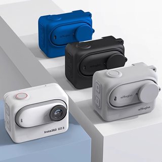 【中壢NOVA-水世界】Insta360 GO3 配件 - aMagisn 阿邁 矽膠套 主機 果凍套 相機包 附鏡頭蓋