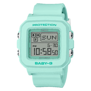 CASIO 卡西歐 BGD-10 BGD-10-3 單色畫素動畫數位錶 薄荷綠 39mm