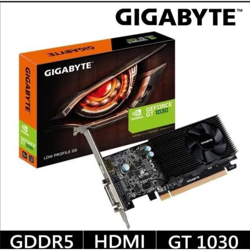 0GIGABYTE技嘉 GT1030 Low Profile D4 2G 14.7cm/顯示卡