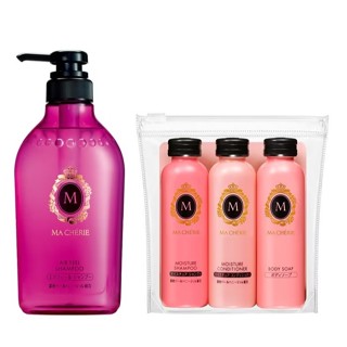 【全新 效期2028.08後】瑪宣妮 MACHERIE 莓果珍珠洗髮精450ml (蓬鬆感) 輕巧旅行組 花漾珍珠沐浴乳