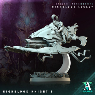 Tazo工坊[AVG] 上流血統騎士pose1Highblood Knight pose1 3D列印模型SAHL