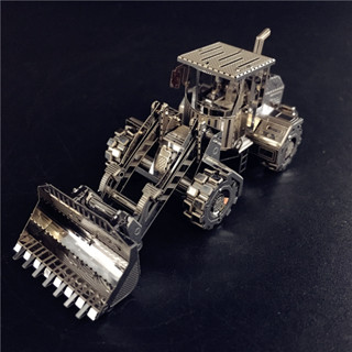 MARS益智玩具◎Cat工程車系列-輪式裝載機◎3D立體金屬拼圖◎創意diy金屬模型◎蝕刻片