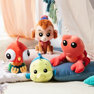 ☘️預購 可愛☘️ Disney 迪士尼 經典配角 小比目魚 賽巴斯丁 阿布 嘿嘿 小美人魚 娃娃 玩偶 玩具 阿拉丁